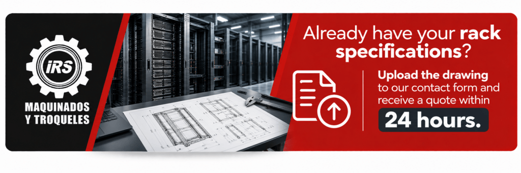 Already have your rack specifications? Upload the drawing to our contact form and receive a quote within 24 hours. 