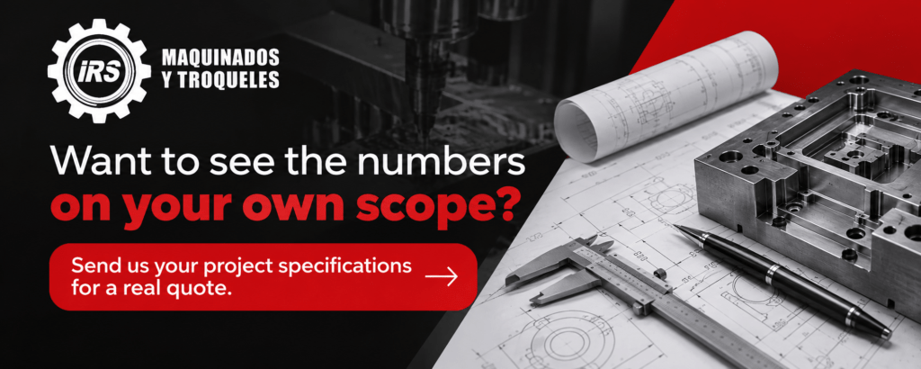 Want to see the numbers on your own scope? Send us your project specifications for a real quote. 